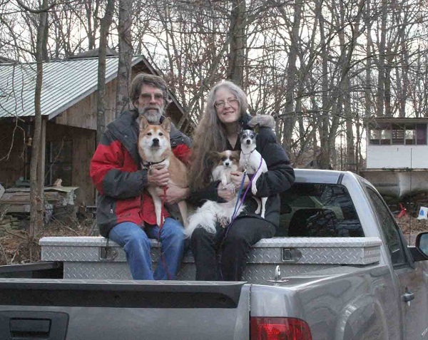 Us with the dogs